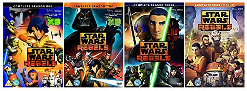 Star Wars Rebels Season 1-4 Complete DVD Collection: Star Wars Rebels Season 1 / Star Wars Rebels Season 2 / Star Wars Rebels Season 3 / Star Wars Rebels Season 4