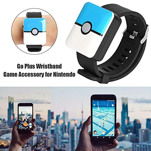 Starmood para Pokemon Go Plus Bluetooth Pulsera Auto Catch Brazalete Juego Smart Accesorios Juguetes - Azul