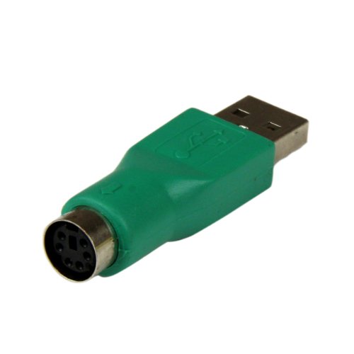 StarTech.com GC46MF - Adaptador teclado o ratón USB a conector PS/2 MiniDIN, verde