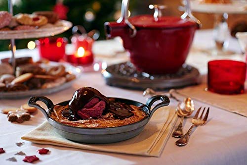 STAUB Fuente Redonda apilable, Hierro Fundido, Negro, 20 cm