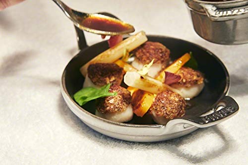 STAUB Fuente Redonda apilable, Hierro Fundido, Negro, 20 cm