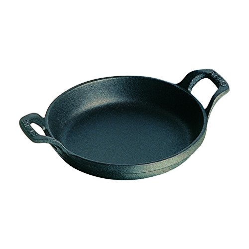 STAUB Fuente Redonda apilable, Hierro Fundido, Negro, 20 cm