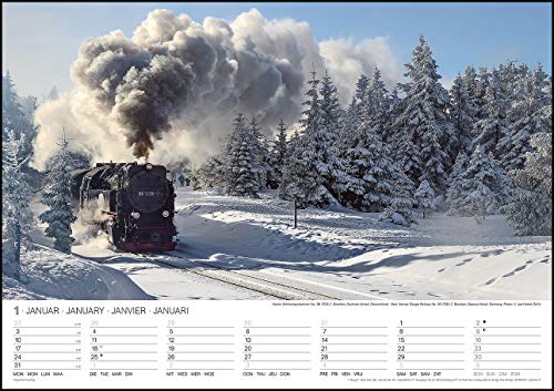 Steam Engines Wall Calendar 2022