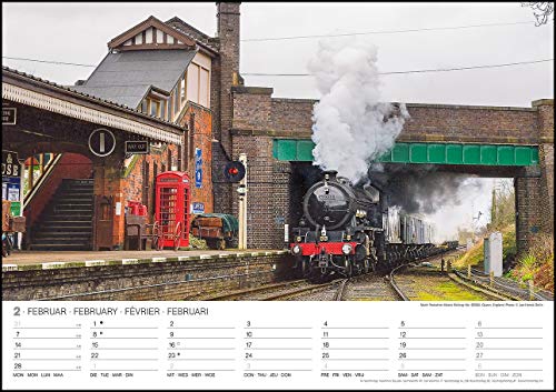 Steam Engines Wall Calendar 2022