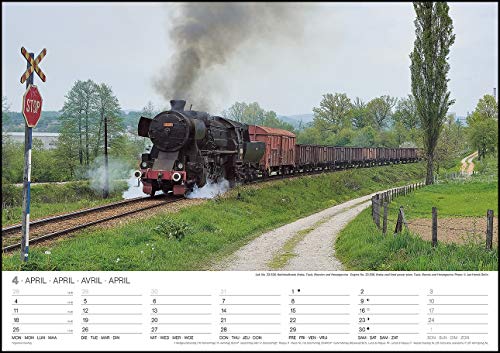Steam Engines Wall Calendar 2022