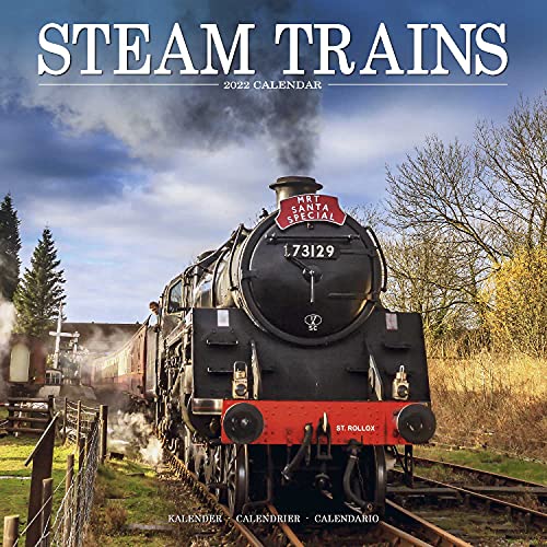 Steam Trains 2022 Wall Calendar