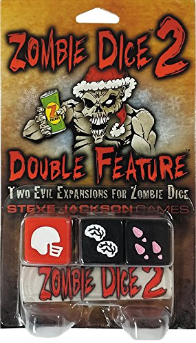 Steve Jackson Games 31324 - Zombie Dice 2 Double Feature, Juego de Dados (de 2 a 6 Jugadores)