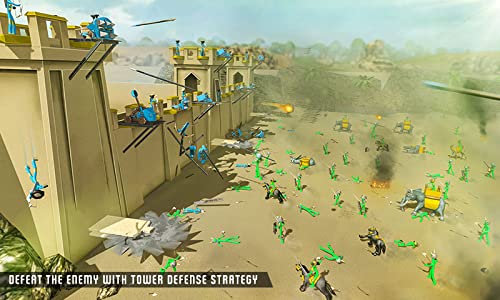 Stickman Castle Defense - Zombie Battle Simulator