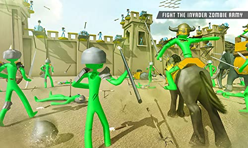 Stickman Castle Defense - Zombie Battle Simulator