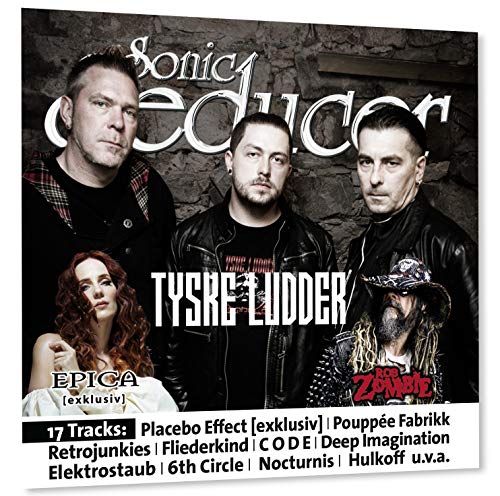 Stilvolle Mund-Nasen-Abdeckung + Sonic Seducer 02-2021: Epica & Rob Zombie + exkl. Epica-Remix auf CD + Till Lindemann + Martin Gore + Deine Lakaien + ... + Funker Vogt + Therion + 17 Tracks-CD
