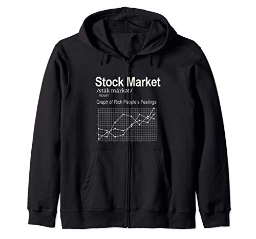 Stock definition day trader broker capitalist market Sudadera con Capucha