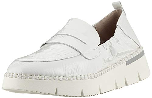 Stonefly ELITTE Lady 1 Naplack, Mocasines (Loafer) Mujer, Gris Steam Gray 346, 38 EU