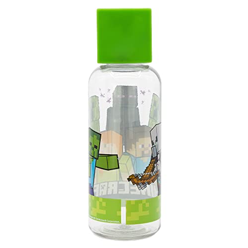 Stor Botella FIGURITA 3D 560 ML Minecraft