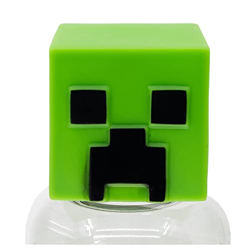Stor Botella FIGURITA 3D 560 ML Minecraft