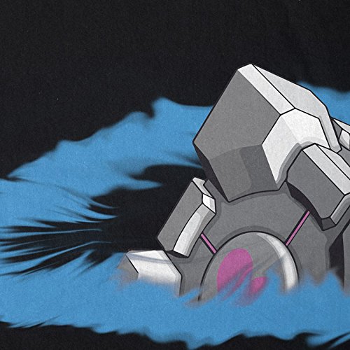 style3 Companion Cube Camiseta para Hombre T-Shirt, Talla:3XL;Color:Negro