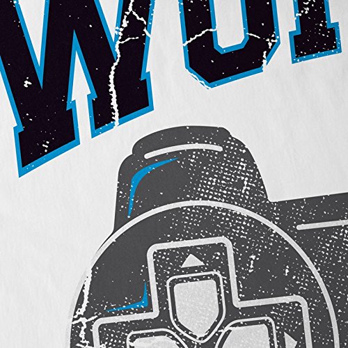 style3 Gamer Workout Camiseta para Hombre T-Shirt, Talla:2XL;Color:Blanco