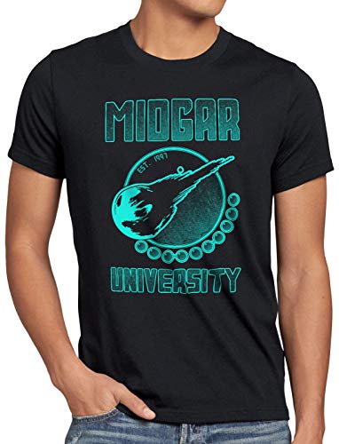 style3 Midgar University Camiseta para Hombre T-Shirt Final 7 Choco-bo Sephiroth, Talla:S