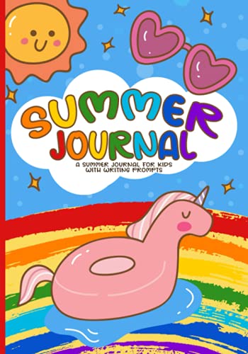 Summer Journal: A summer journal for kids with writing prompts. Packed with fun journaling ideas, puzzles, activities and scrapbooking pages to write and draw about your summertime adventures.