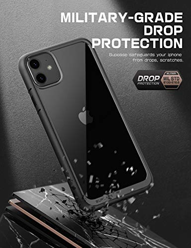 SupCase Funda iPhone 11 2019 Ultrafina Transparente Case [Unicorn Beetle Style] Anti-Arañazos Carcasa para Apple iPhone 11 6.1 Pulgadas (Negro)