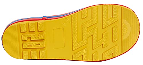 Super Mario Botas Wellington de goma para niños de Nintendo Wellies Rain Shoes Wellys Azul, Blue, 32 EU