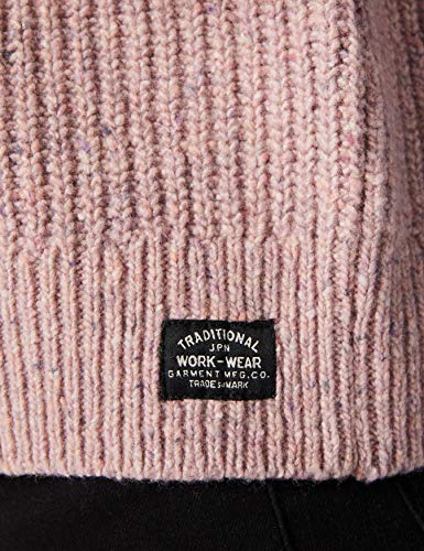 Superdry Freya Crew suéter, Tweed Rosa Caramelo, XXS (Talla del Fabricante:6) para Mujer