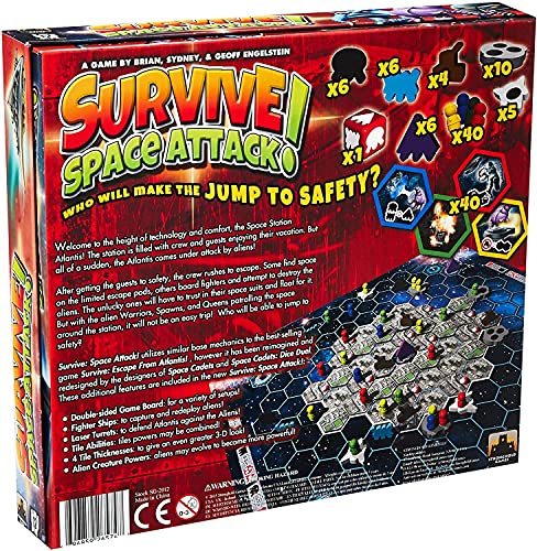 Survive Space Attack Board Game by Stronghold Games