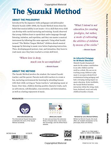 SUZUKI. PIANO SCHOOL 2: New International Editions