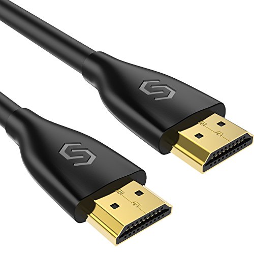 Syncwire SW-HD075 - Cable HDMI 2.0, Ultra HD de Alta Velocidad, Hasta 18 Gbps, 3m, Negro