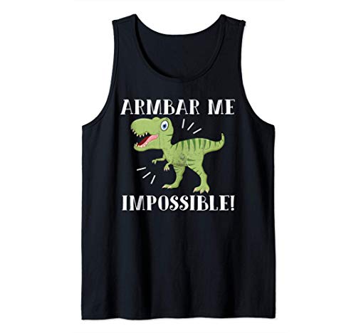 T Rex Dinosaur Jiu Jitsu - Armbar Me Impossible Camiseta sin Mangas