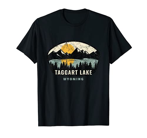 Taggart Lake Wyoming, WY recuerdo de vacaciones Camiseta