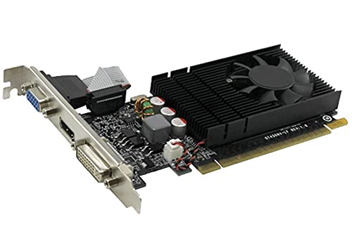 Tarjeta gráfica Nvidia GT 730 de 4 GB GDDR3 - 128 bit - Single Fan - Versión Bulk sin caja - Diseño CAD 2D