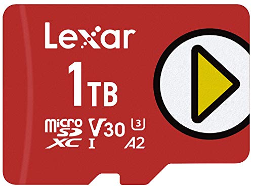 Tarjeta Lexar Play 1TB microSDXC UHS-I, hasta 150MB/s de Lectura (LMSPLAY001T-BNNAG)