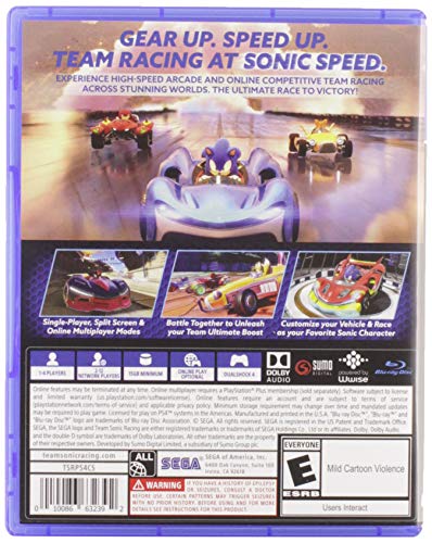 Team Sonic Racing for PlayStation 4 [USA]