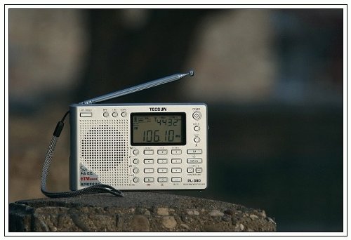 TECSUN PL-380 Radio Digital PLL Portable Radio FM Stereo/LW/SW/MW DSP Receiver (Black)