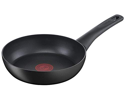 Tefal Ultimate On - Juego de 2 Sartenes: 2 Sartenes de 20/26 cm con revestimiento muy resistente, Thermo-Signal, Thermo-Fusion, forma profunda, todo tipo de cocinas, apto para horno, sin PFOA