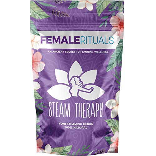 Terapia de vapor de rituales femeninos (2 oz) Yoni Hierbas al vapor Natural V Steam Yoni Kit de desintoxicación de vapor