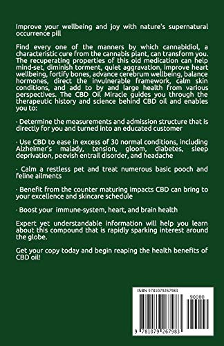 THE CBD OIL WONDER: Everything You Need To Know About CBD How To Buy Cannabidiol Oil And Choose The Right Product Treat Chronic Pain, Anxiety, Insomnia And More With The Healing Power Of CBD Oil