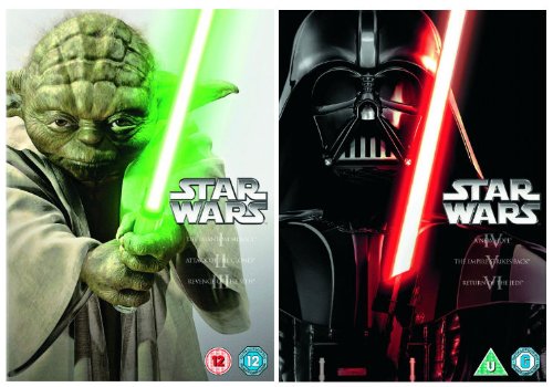 The Complete Star Wars Episodes 1 - 6 DVD [6 Discs] Collection: 1: The Phantom Menace / 2: The Attack of the Clones / 3: Revenge of the Sith / 4: The New Hope / 5: The Empire Strikes Back / 6: The Return of the Jedi