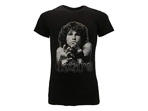 The Doors Jim Morrison - Camiseta oficial para adulto y niño, producto oficial Negro S