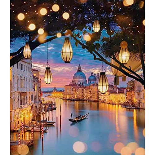 The Ferryman Diy lienzo pintura por números para adultos pintura de pigmento acrílico por número Arts Craft