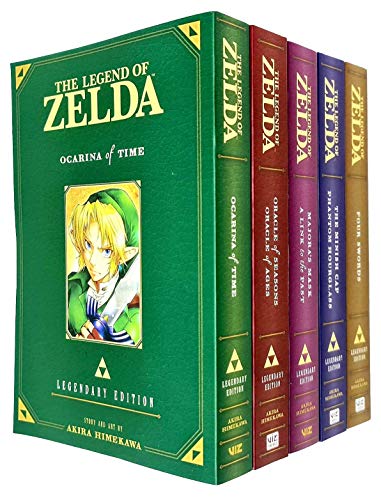 The Legend of Zelda Legendary Edition Vol 1-5 Collection 5 Books Set