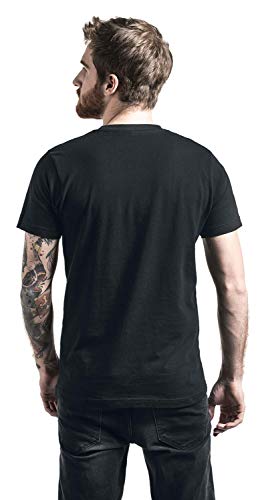 The Legend of Zelda Wingcrest - Triforce Hombre Camiseta Negro L, 100% algodón, Regular