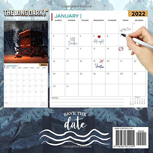 The Long Dark: OFFICIAL 2022 Calendar - Video Game calendar 2022 - The Long Dark -18 monthly 2022-2023 Calendar - Planner Gifts for boys girls kids ... games Kalendar Calendario Calendrier).26