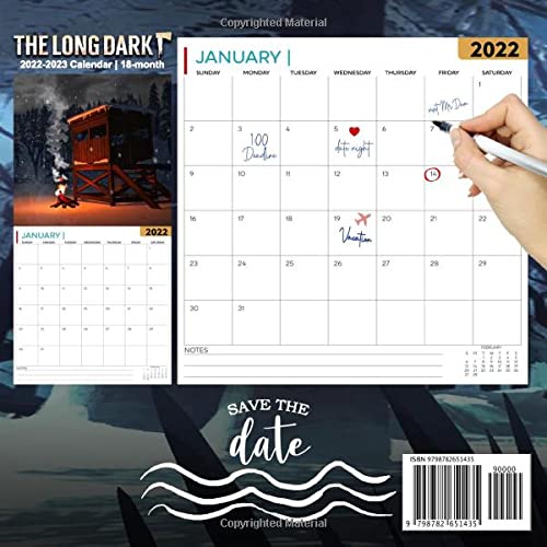 The Long Dark: OFFICIAL 2022 Calendar - Video Game calendar 2022 - The Long Dark -18 monthly 2022-2023 Calendar - Planner Gifts for boys girls kids ... games Kalendar Calendario Calendrier).29