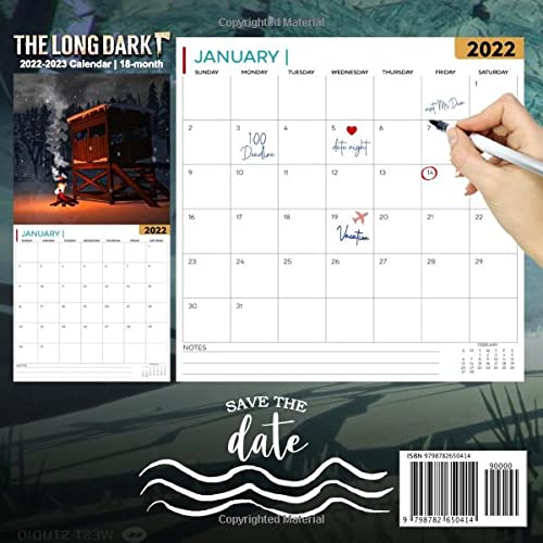The Long Dark: OFFICIAL 2022 Calendar - Video Game calendar 2022 - The Long Dark -18 monthly 2022-2023 Calendar - Planner Gifts for boys girls kids ... games Kalendar Calendario Calendrier).24