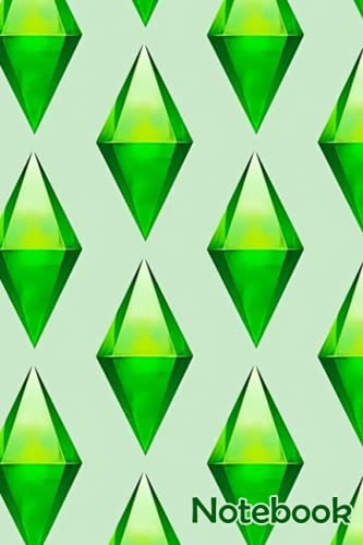 The Sims Plumbob Notebook: - 6 x 9 inches with 110 pages