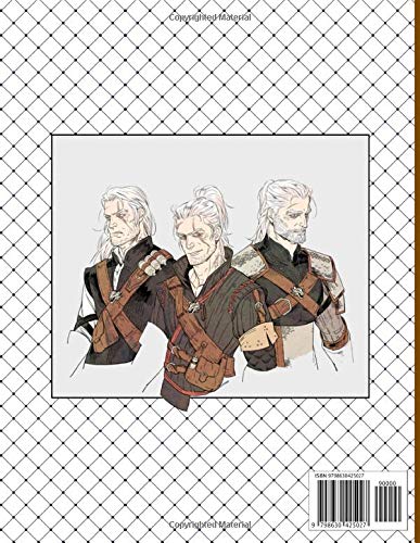 The Witcher Coloring Book: Stress Relieving The Witcher Coloring Books For Adult