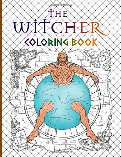 The Witcher Coloring Book: Stress Relieving The Witcher Coloring Books For Adult