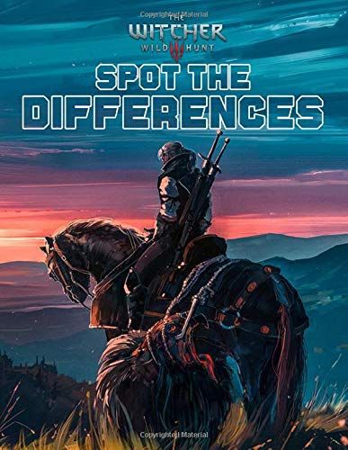 The Witcher Spot The Difference: Impressive Adult Activity Spot-the-Differences Books For Men And Women