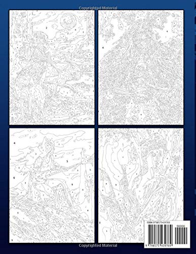 TheHunt Color by Number: TheHunt Color Book An Adult Coloring Book For Stress-Relief